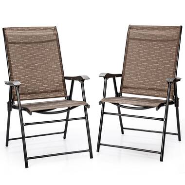 Fabric folding lawn chairs hot sale